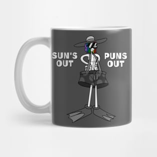 Claude the Clown: "Sun's Out, Puns Out" Mug